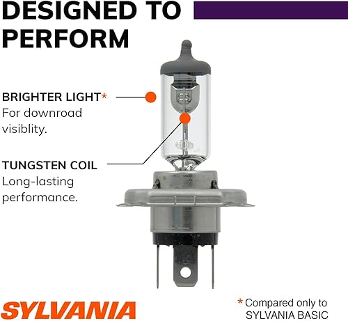Miniatura 4 de SYLVANIA - 9003 XtraVision - High Performance Halogen Headlight Low Beam and Fog Replacement Bulb (Contains 2 Bulbs)