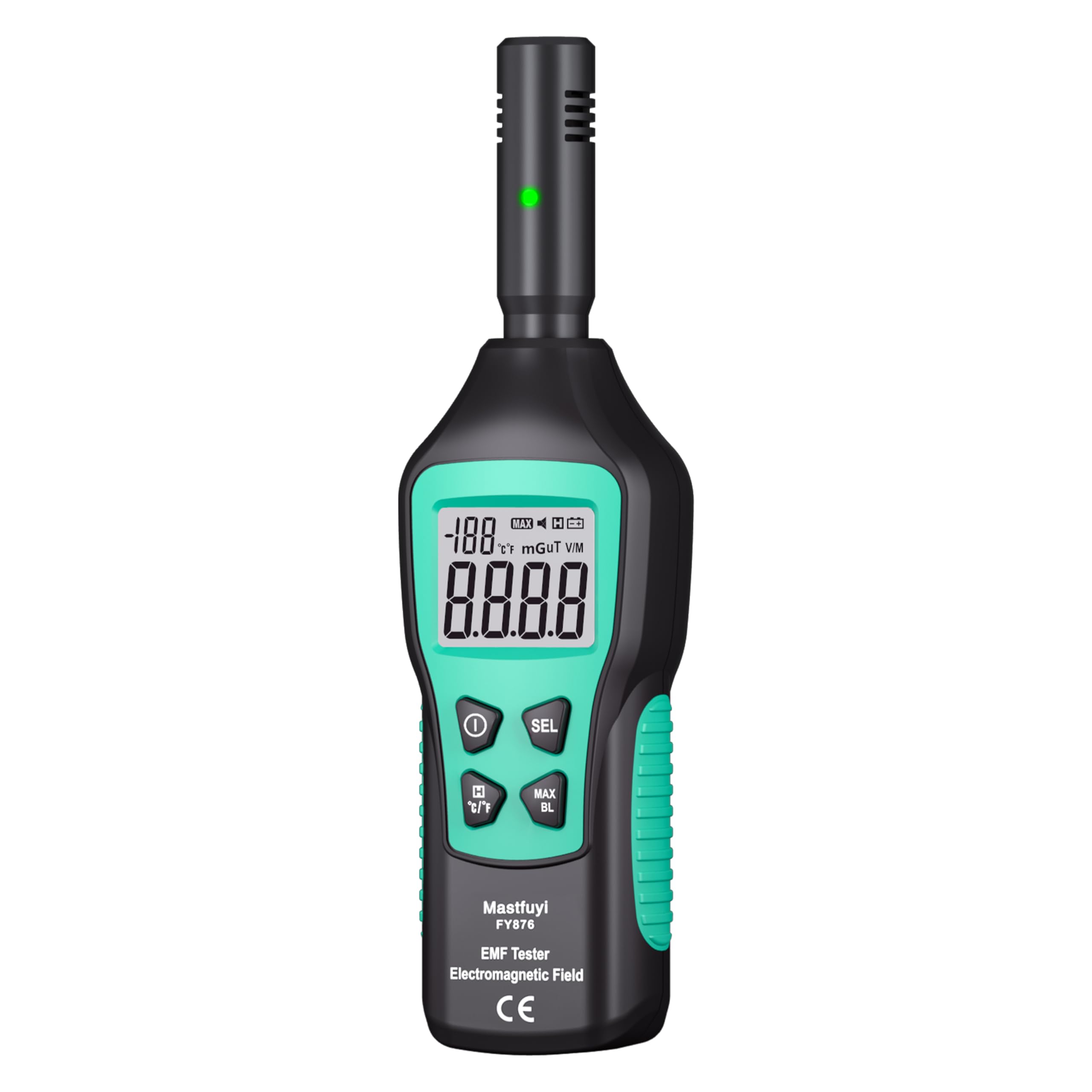 Misuratore EMF, Rilevatore EMF, Tester EMF LCD Digitale, Rilevatore di Radiazioni Elettromagnetiche per Esterni, Casa, Ufficio, Caccia ai Fantasmi, Allarme Acustico, Spie Luminose