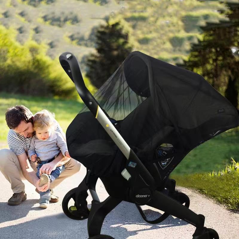 Miniatura 6 de Mosquitera para asientos de automóvil de bebé, mosquitera para asientos de automóvil infantiles, cochecito y moisés, portátil, duradera, red de