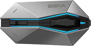 Sena Bose 60X 오토바이 헬멧 블루투스 헤드셋 인터콤 사운드 포함 | Bose 사운드, IPX7 방수, 블루투스 5.3, LED 조명, 조이스틱, 프로그래밍 가능한 버튼, 헬멧 키트 2개, 무선 충전