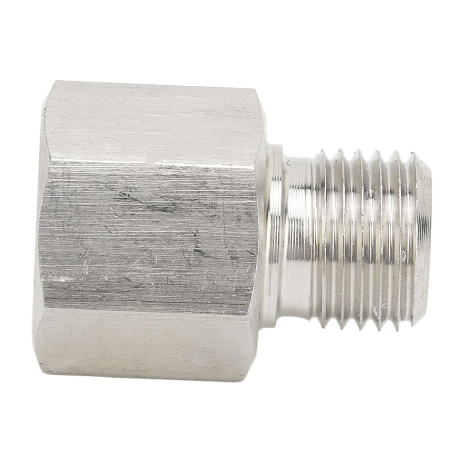 Adattatore Mittente Manometro in Acciaio Inossidabile, Adattatore da 1/8 Pollici NPT Femmina a M10x1,0 Maschio con Guarnizione, Tenuta Affidabile a Tenuta Stagna