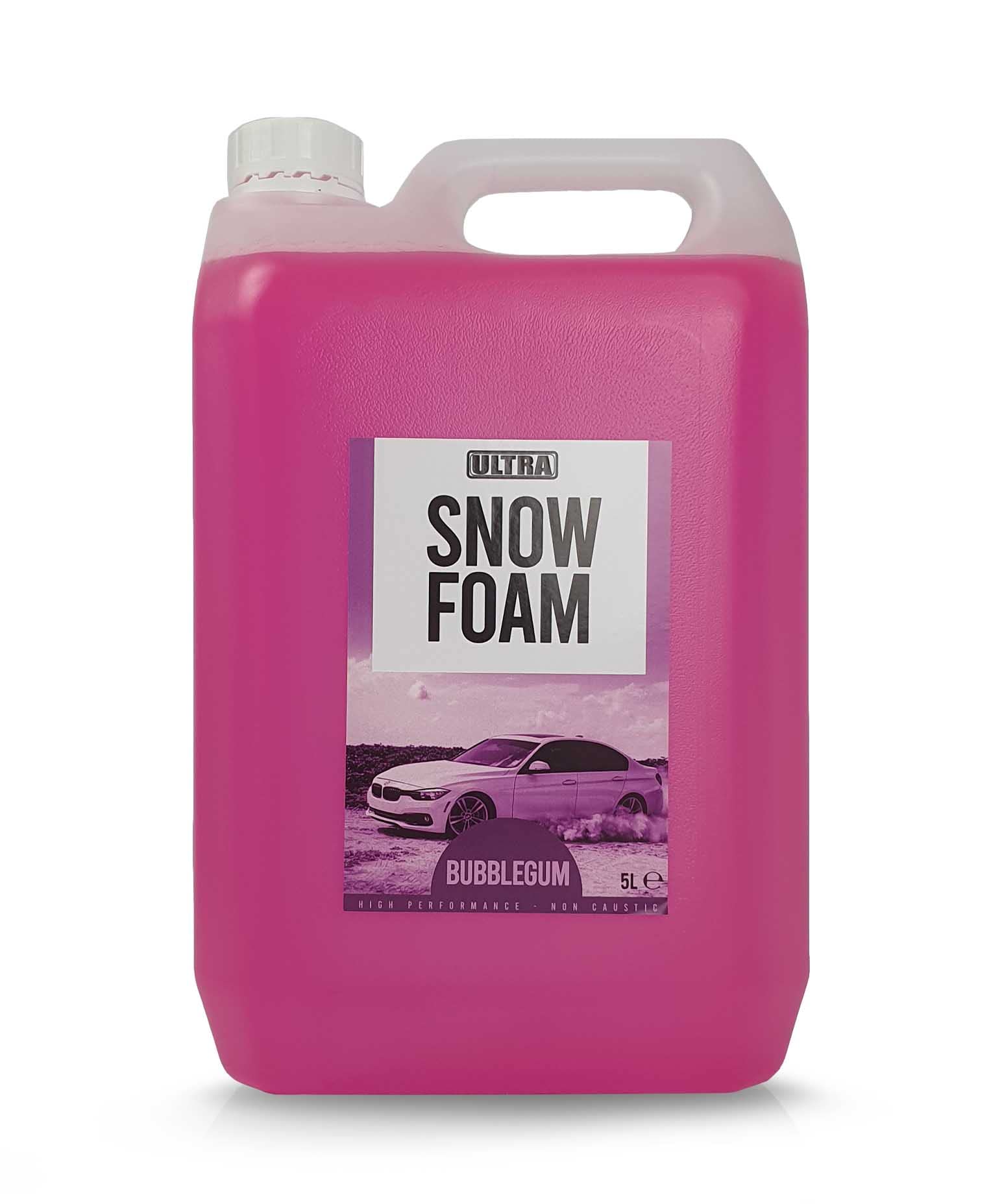 Bubblegum Snow Foam Car Shampoo - Super Thick Non-Caustic Foam - Ultra (5L)