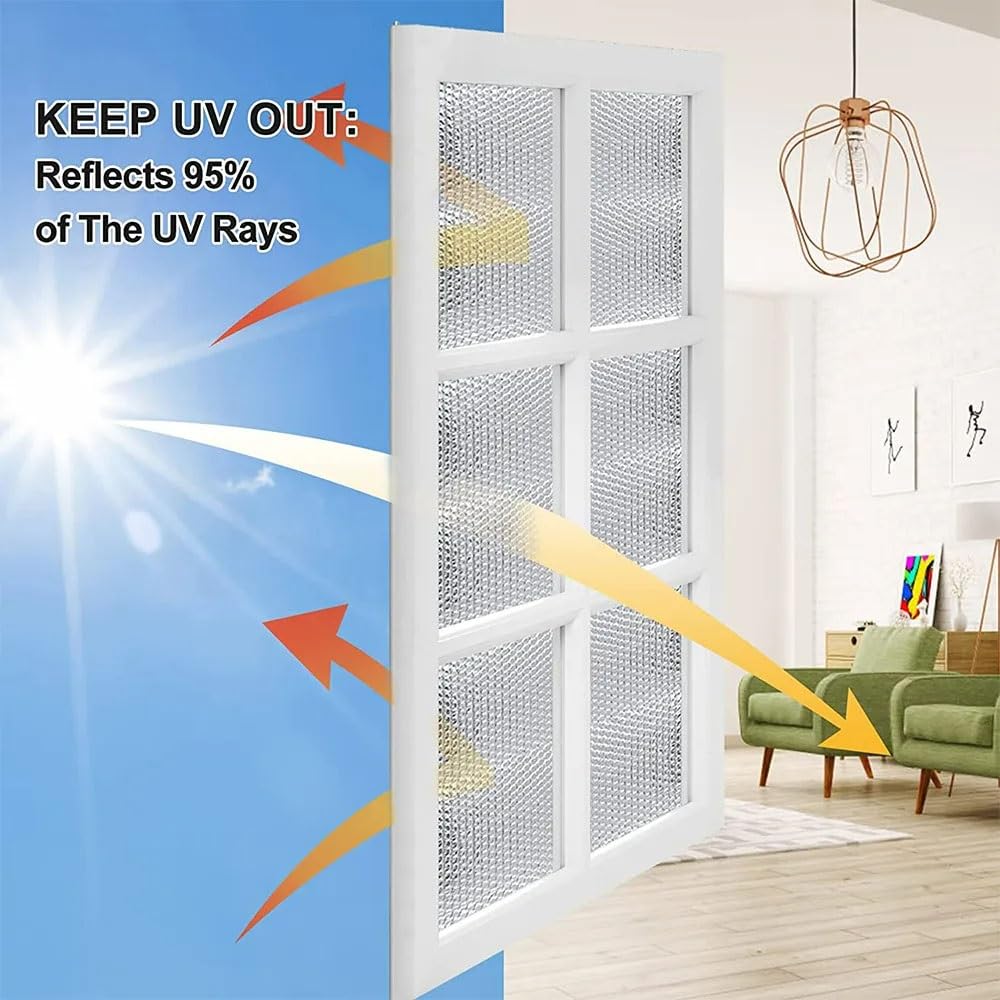 Reflecterende aluminiumfolie isolatie thermische barrière zelfklevende radiator isolatiefolie - 1 m breed - dubbele bel reflecterende folie isolatie voor loft, vloer, muur, luchtkanalen (maat: 1 x 25 Reflecterende aluminiumfolie isolatie thermische barrière zelfklevende radiator isolatiefolie - 1 m breed - dubbele bel reflecterende folie isolatie voor loft, vloer, muur, luchtkanalen (maat: 1 x 25