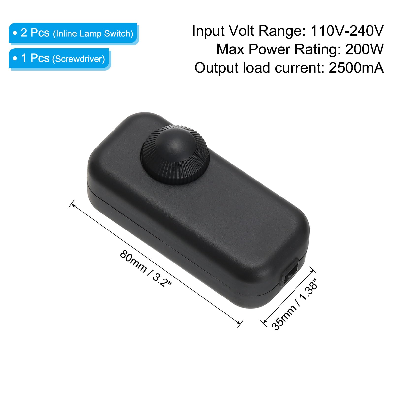 PATIKIL Inline Lamp Switch - Image 2