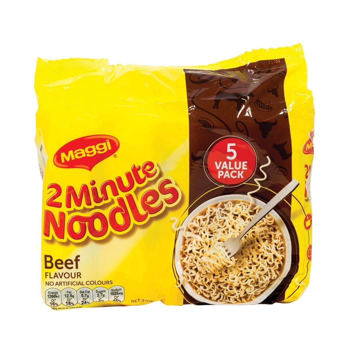 MaggiNoodle 2 Min Beef 5 Pack