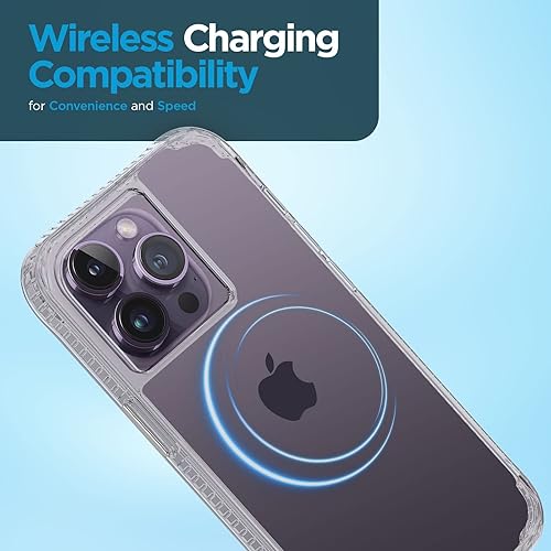 Miniatura 7 de Case-Mate Tough Plus - Funda transparente para iPhone 14 Pro, protección contra caídas de 15 pies, compatible con carga inalámbrica, funda para