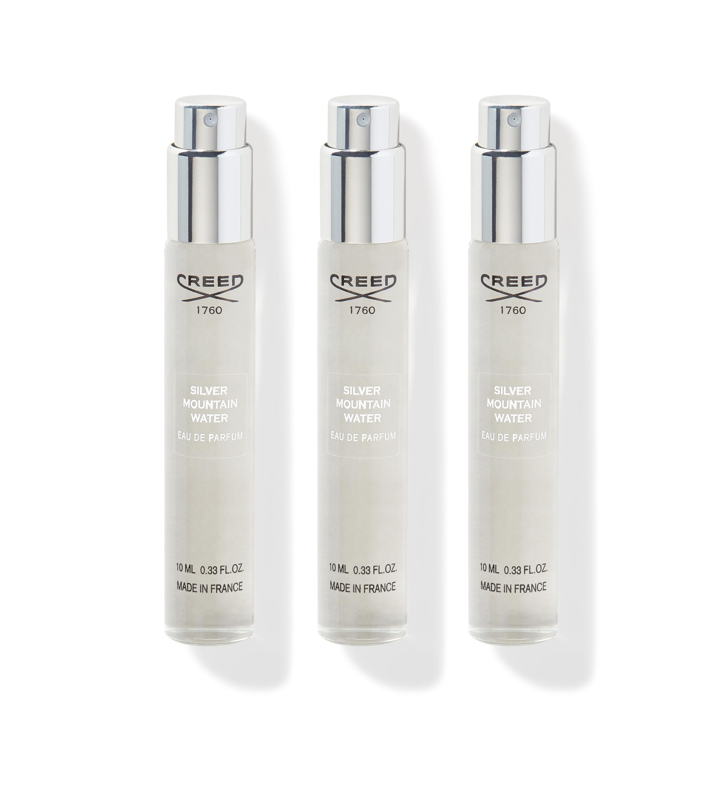Creed Silver Mountain Water Mens Luxury Cologne Rich Citrus Fragrance 10ML x 3