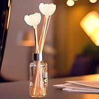 Vista 3 de Natural Rattan Decorative Diffuser Sticks Flower Aroma Reeds for Essential Oil Diffusers Adjustable Scent Release