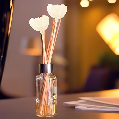 Miniatura 3 de Natural Rattan Decorative Diffuser Sticks Flower Aroma Reeds for Essential Oil Diffusers Adjustable Scent Release
