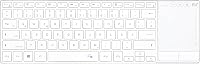 Rii Wireless Billentyűzet Touchpad-del, 2.4GHz + Bluetooth, Újratölthető - White 1