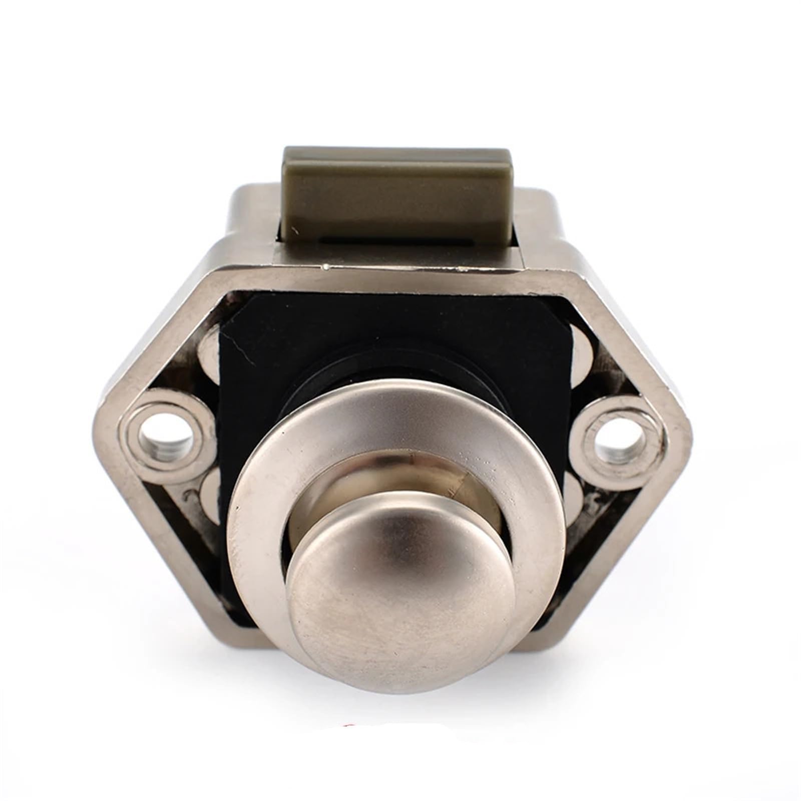 Serrure de camping-car 20mm bouton poussoir nickel pour meuble yacht lot de 10