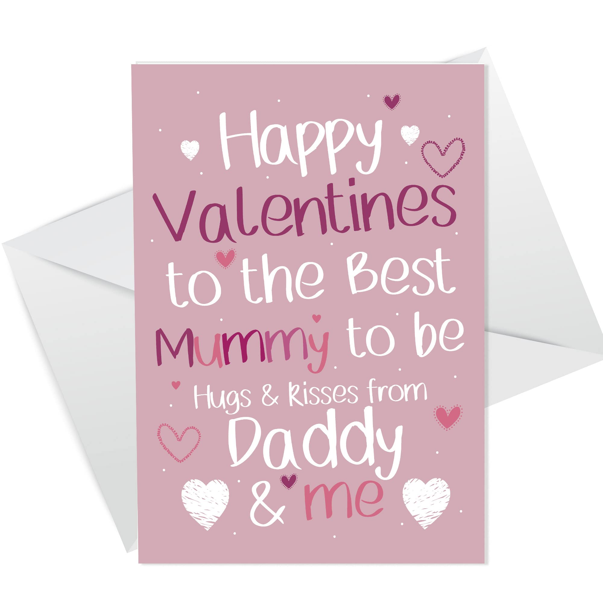 Valentines Card For Mummy To Be New Mum Card From Bump Child Love Card For Her