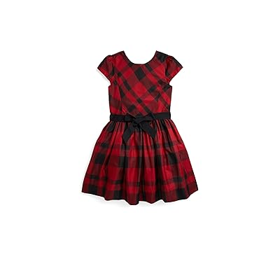 Polo Ralph Lauren Kids Plaid Taffeta Dress (Big Kid) Girl