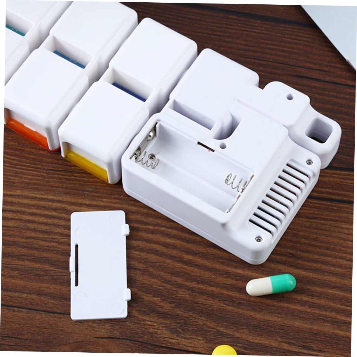Elektronischer Medikamentenorganizer 1 Stück Polypropylen mit 7 Fächern