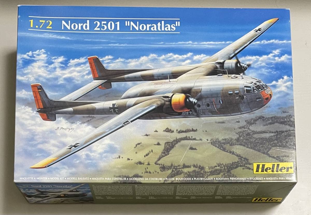 Amazon.co.jp: Heller 1/72 Nord 2501 Nord Noratlas Military