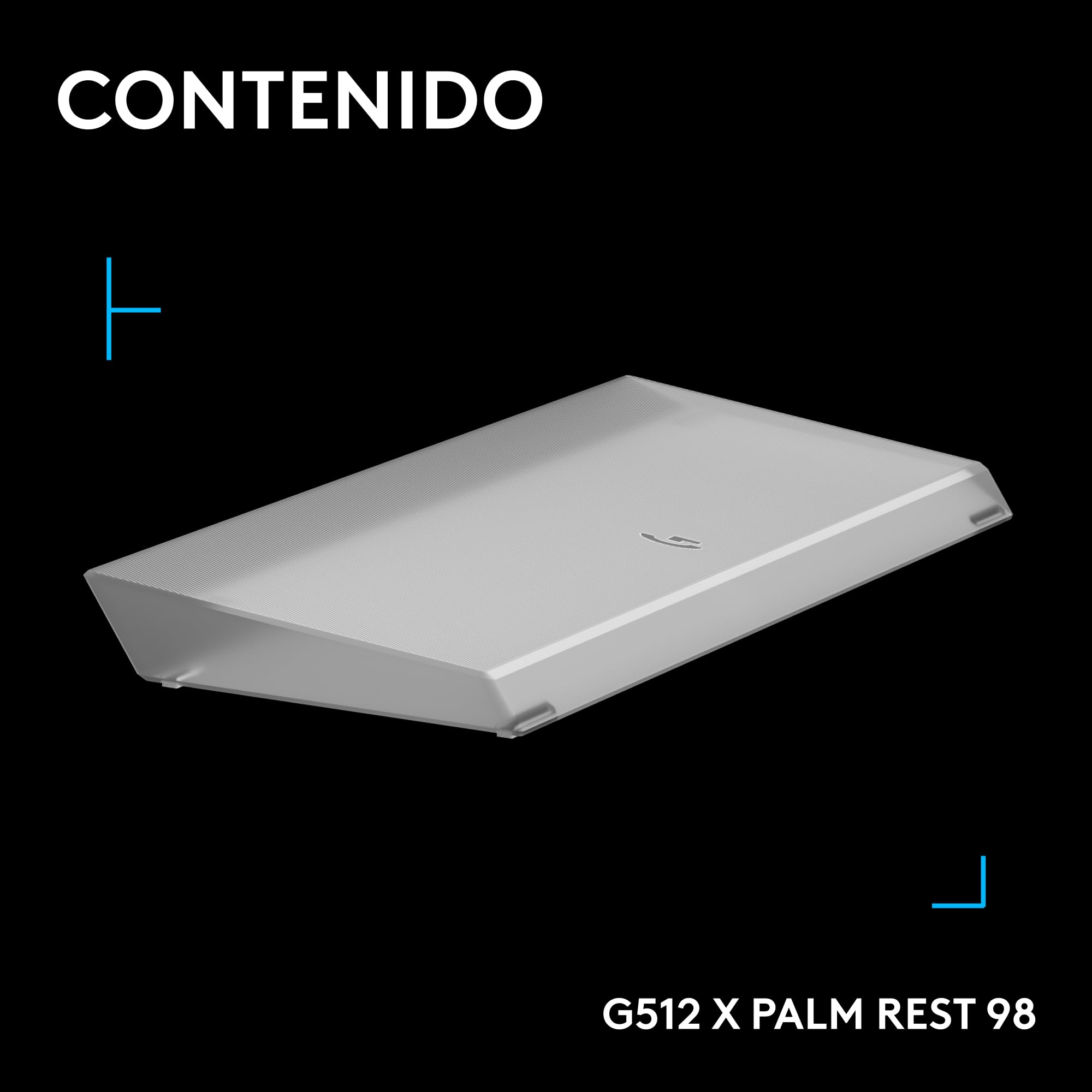 Logitech G G512 X PALM REST 98, reposamanos acrílico