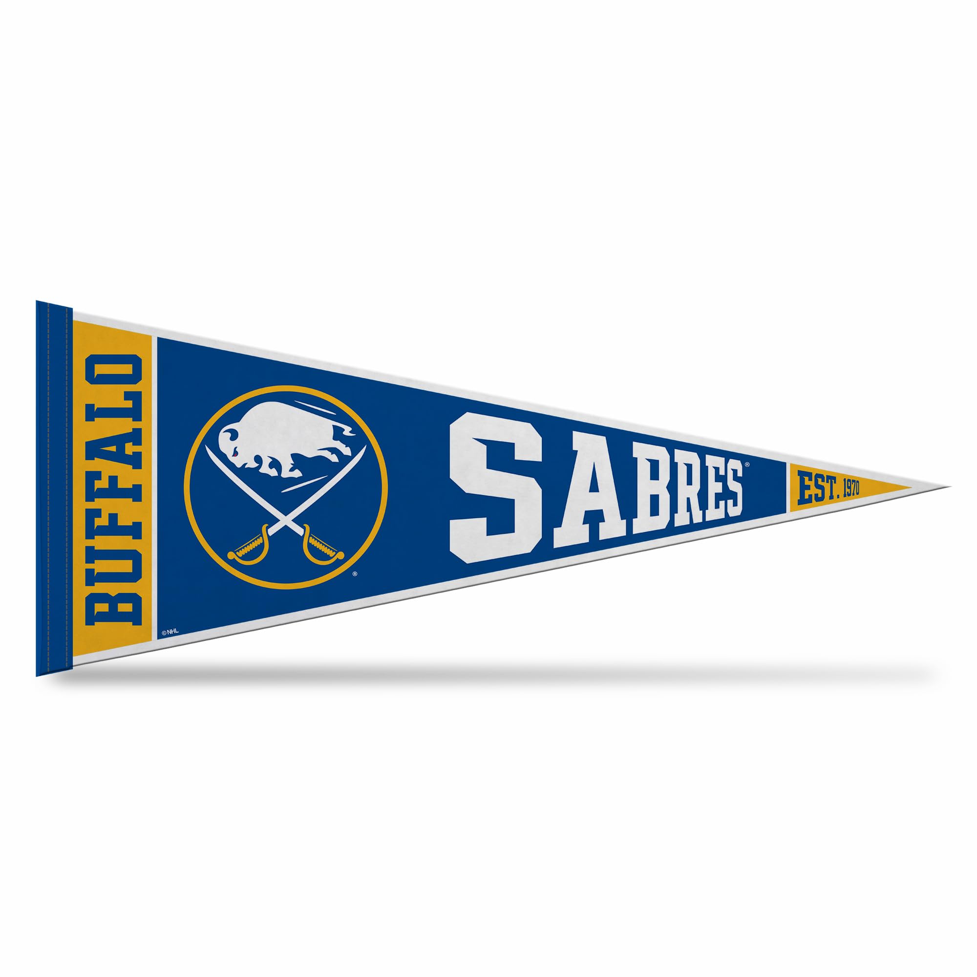 Rico Industries NHL Hockey 12" x 30" Felt Wall Décor Pennant - Great for Home/Bed Room/Man Cave Décor