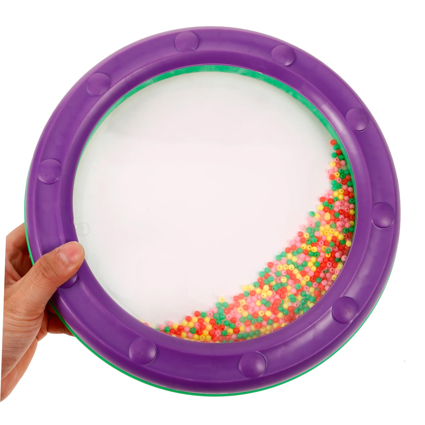 Tambour Océan en Plastique pour Bébé, Instrument de Percussion | Bavure, Stimule L’ouïe, Jouet Musical pour Garçon et Filles, Apparence Élégante et Généreuse