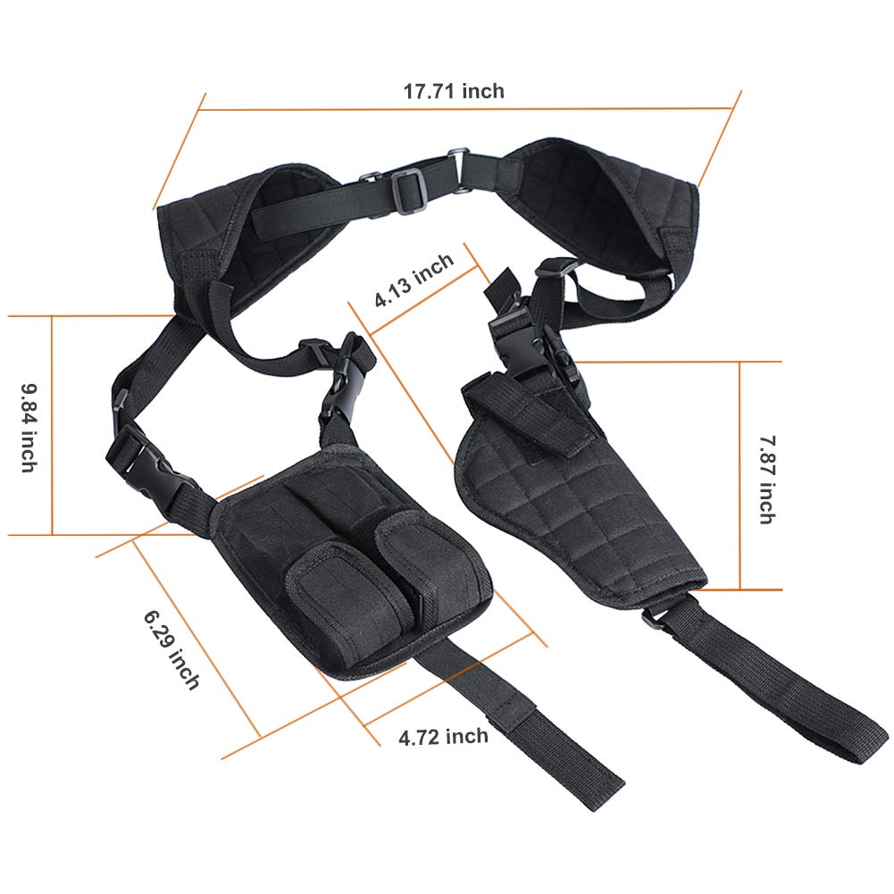 5/mo Finance Twod Concealed Carry Shoulder Holster Nylon Cross