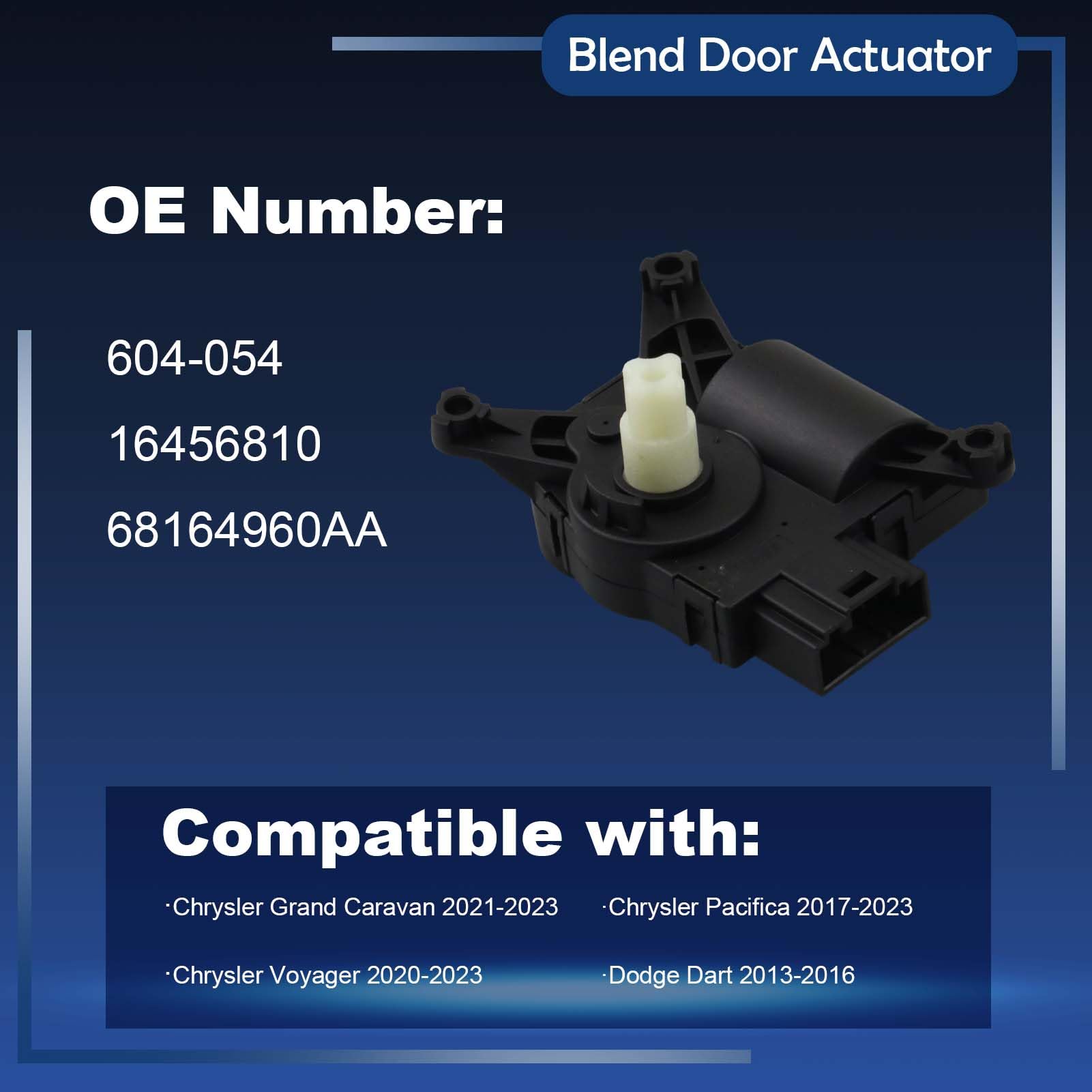 Amazon.com: AITKEN HVAC Blend Door Actuator Fit 604-054 16456810