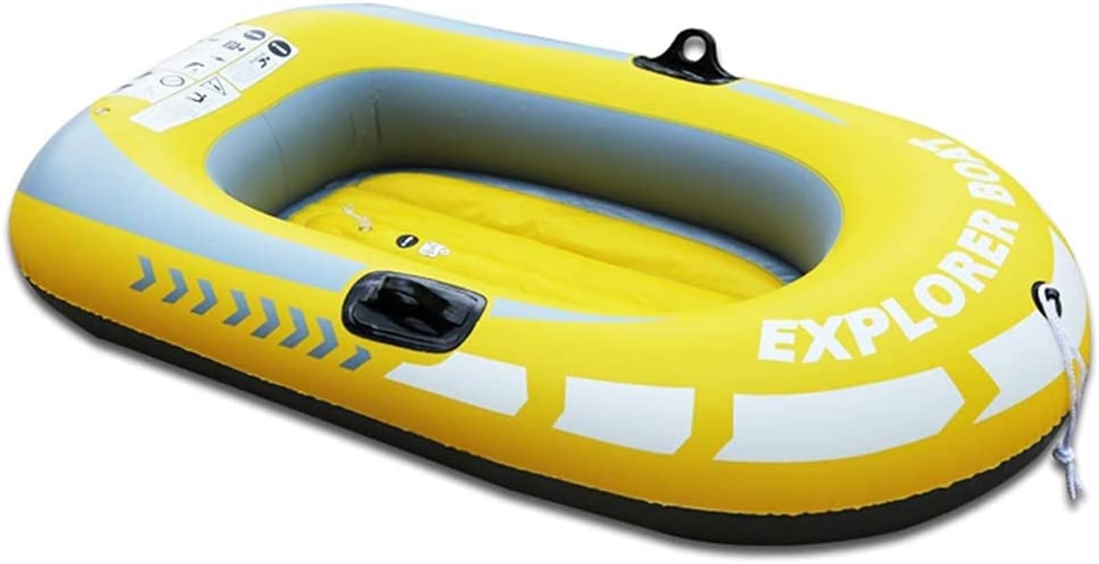 Schlauchboot, Doppelkajak mit Paddel + Pumpe, Wassersport-Schlauchboot-Set, Driftboot, Doppel-Schlauchboot, Sport