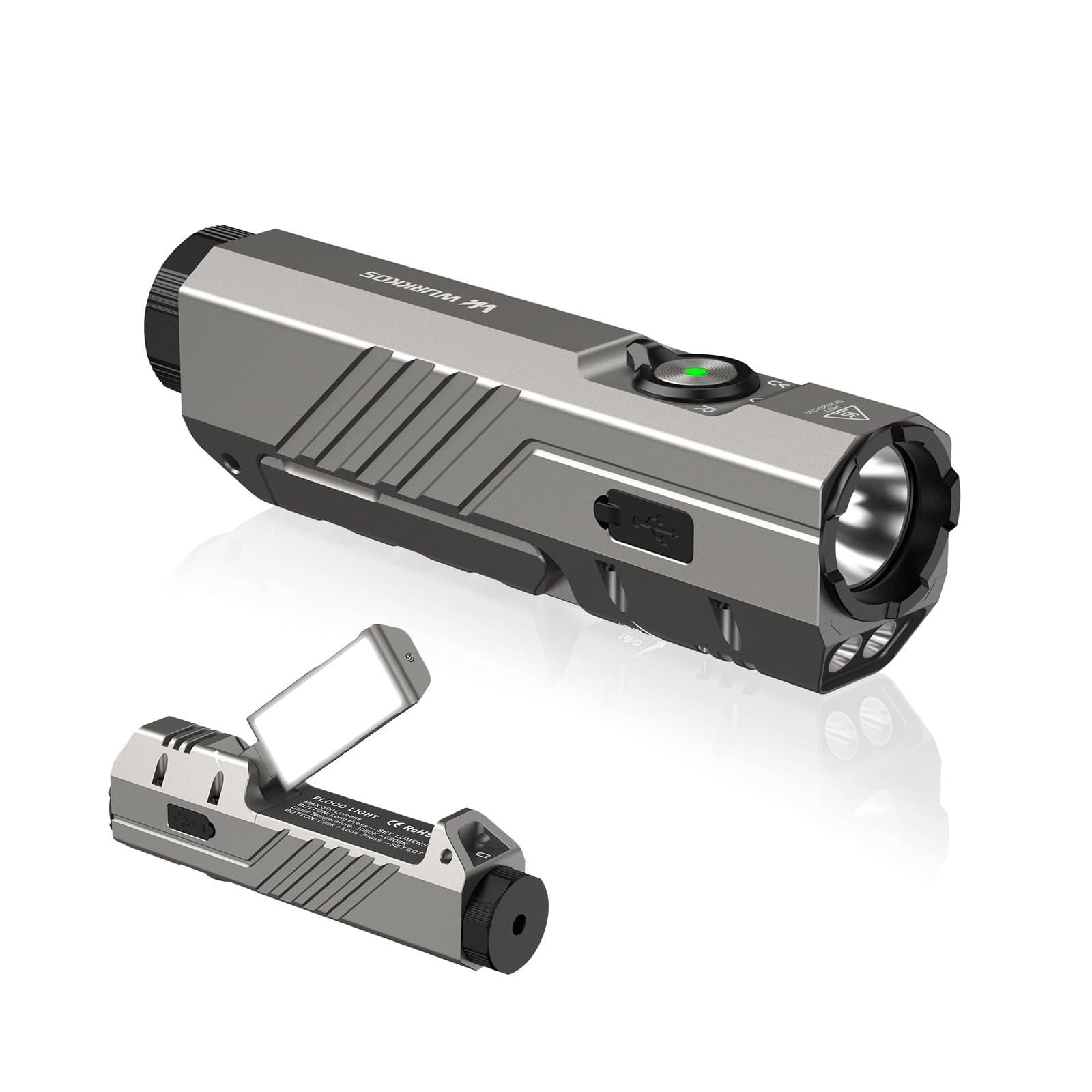 Wurkkos HD05 懐中電灯 LED 強力 3100ルーメン高輝度 スポッ…