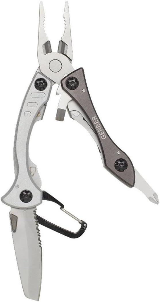 Crucial Tool, Gray, Butterfly Style Needle Nose Plier & 8 Components, Stainless