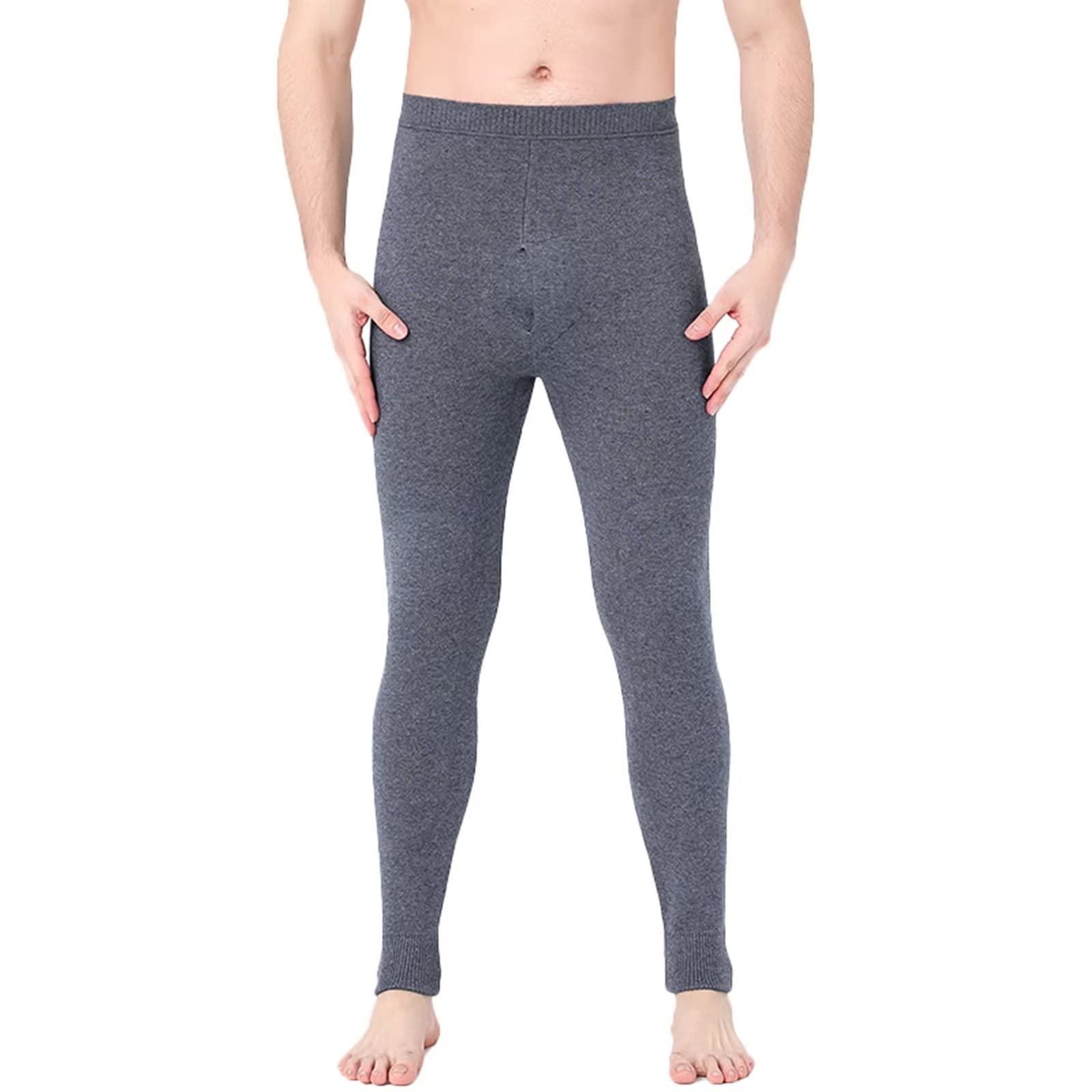 Uomo Pantaloni Termico Biancheria Intima Pantaloni Strato di Base Pantaloni Leggings