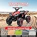 Kids ATV, Kids Electric Toy Car with Lights, 2 Driving Modes, with Remote Control, Music Mode, Halloween, Suitable for Kids Aged 4-14