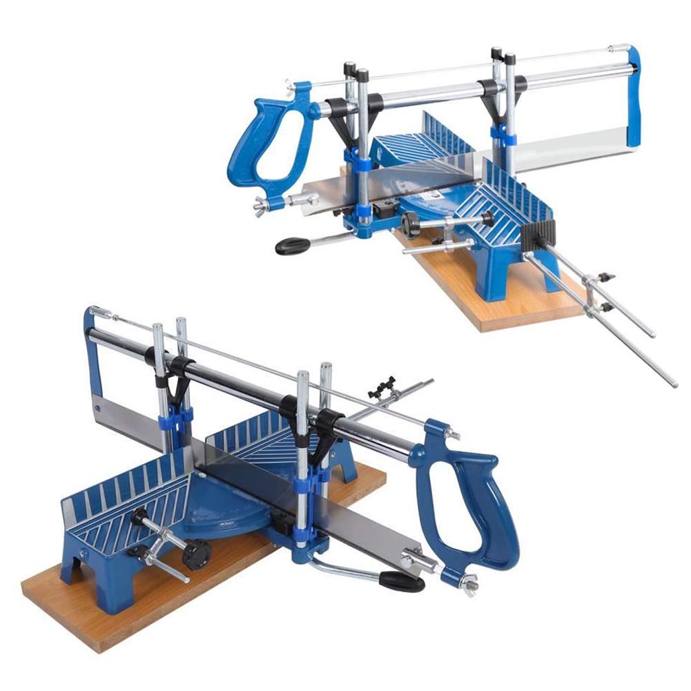 Sierra manual de inglete, sierra manual de precisión con ángulo de hierro para carpintería, madera, corte de aluminio, 22,5°, 30°, 36°, 45°, 90°, herramienta manual resistente