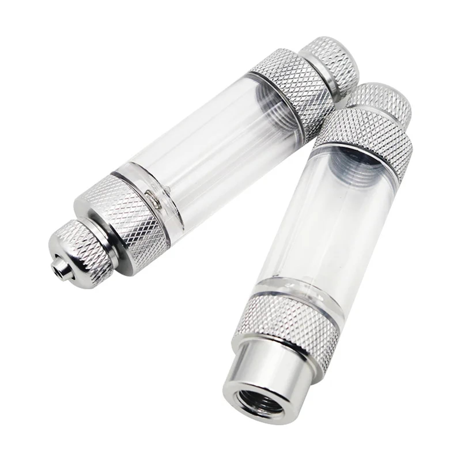 Contador de burbujas CO2 for acuario, válvula retención doble cabezal, regulador pecera, kit sistema difusor, accesorios for bomba aire reactor(Double head)