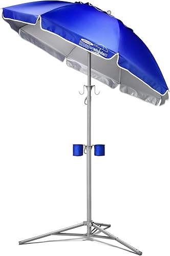 Sombrilla portátil Ultimate de Wondershade para protección solar instantánea, ligera y ajustable - Azul