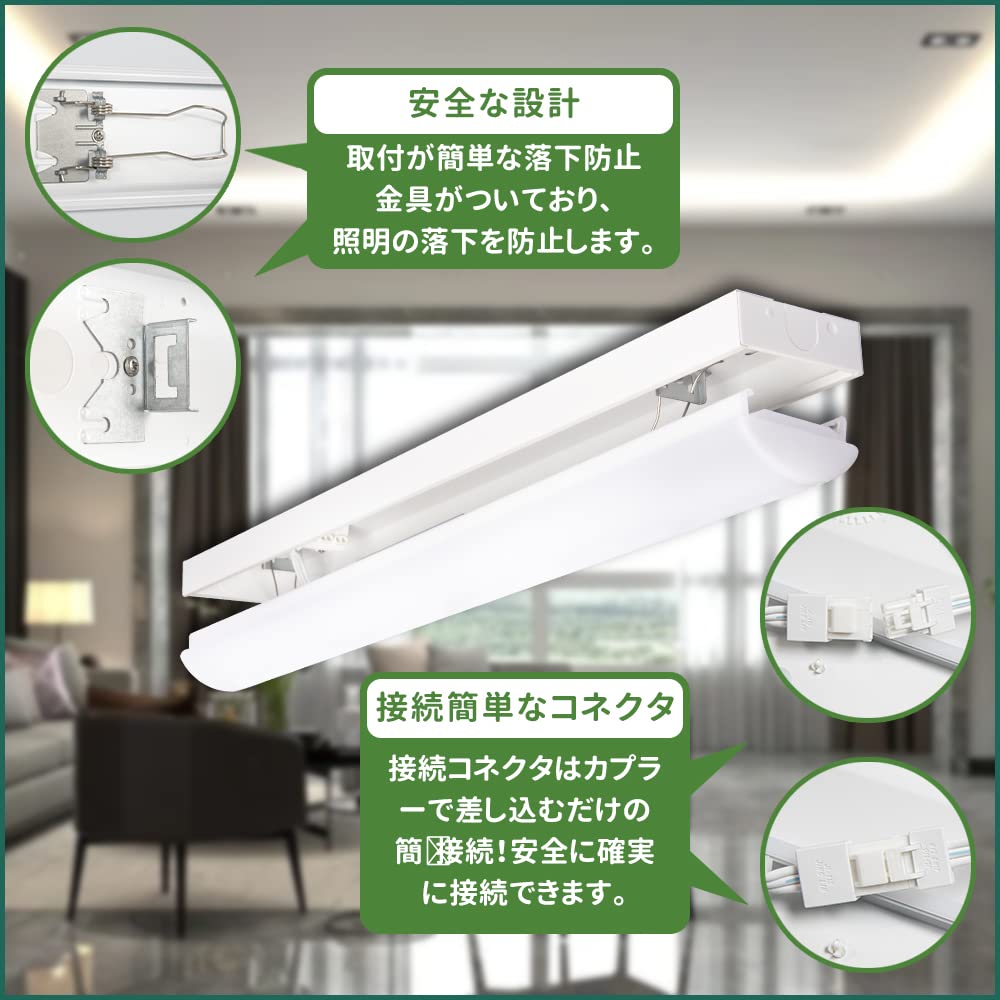 【新品未開封】2灯型トラフ 20W LED照明 ③ セット【送料込】 楽天市場】LED蛍光灯照明器具2灯式 器具本体のみ 20w形LED蛍光灯専用