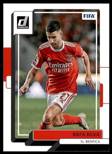 2022-23 Donruss FIFA Soccer #113 Rafa Silva SL Benfica Official Panini Trading Card (Stock Photo Shown, card in near mint to mint condition)