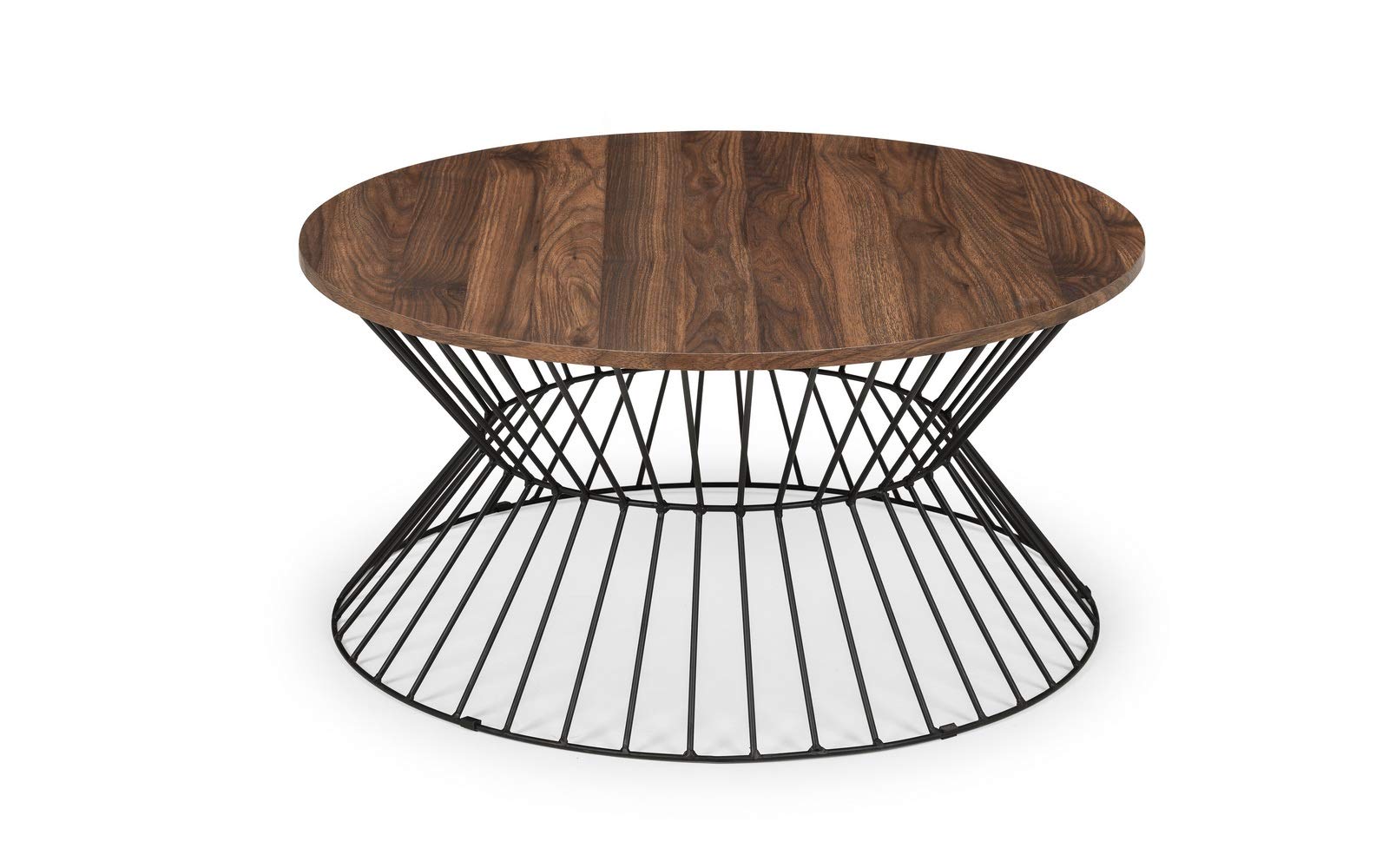 Julian Bowen Jersey Coffee Table, Walnut/Black