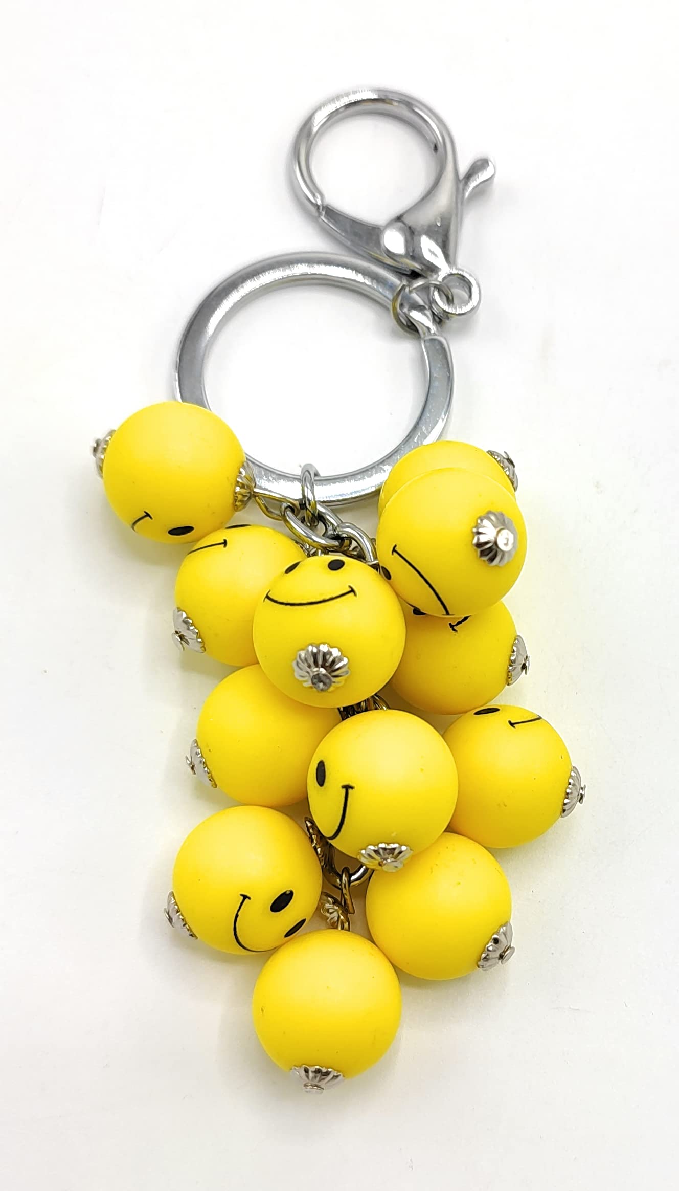 jdp novelty Antique Metal Smiley Keychain.Suitable to use as Bag Charm, Car Keychain, Bike Keychain | Best For Friend, Brother & Sister Gift-picture-49