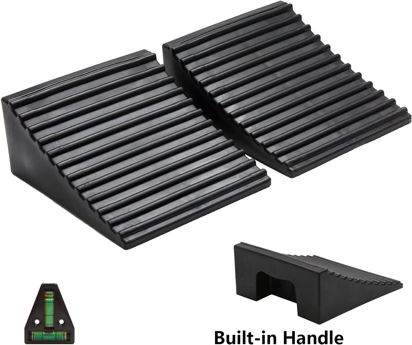 Homeon Wheels RV Wheel Chocks, Leveling Blocks Trailer Wheel Chocks