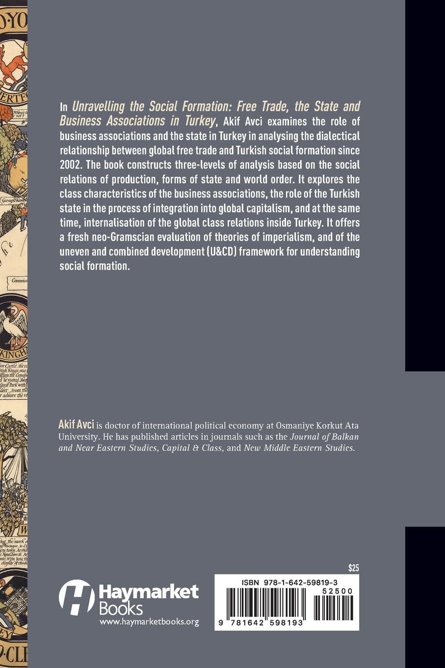 Unravelling the Social Formation: Free Trade, the State and Business Associations in Turkey (Studies in Critical Social Sciences)