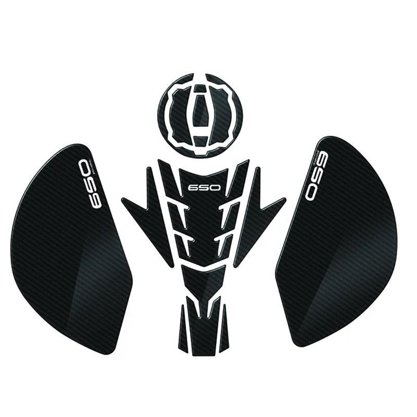 Motorcycle Tank Pad Protector Sticker Gas Knee Grip Traction Side for Kawasaki Z650 Z 650 for Ninja650 2017(Style 9)