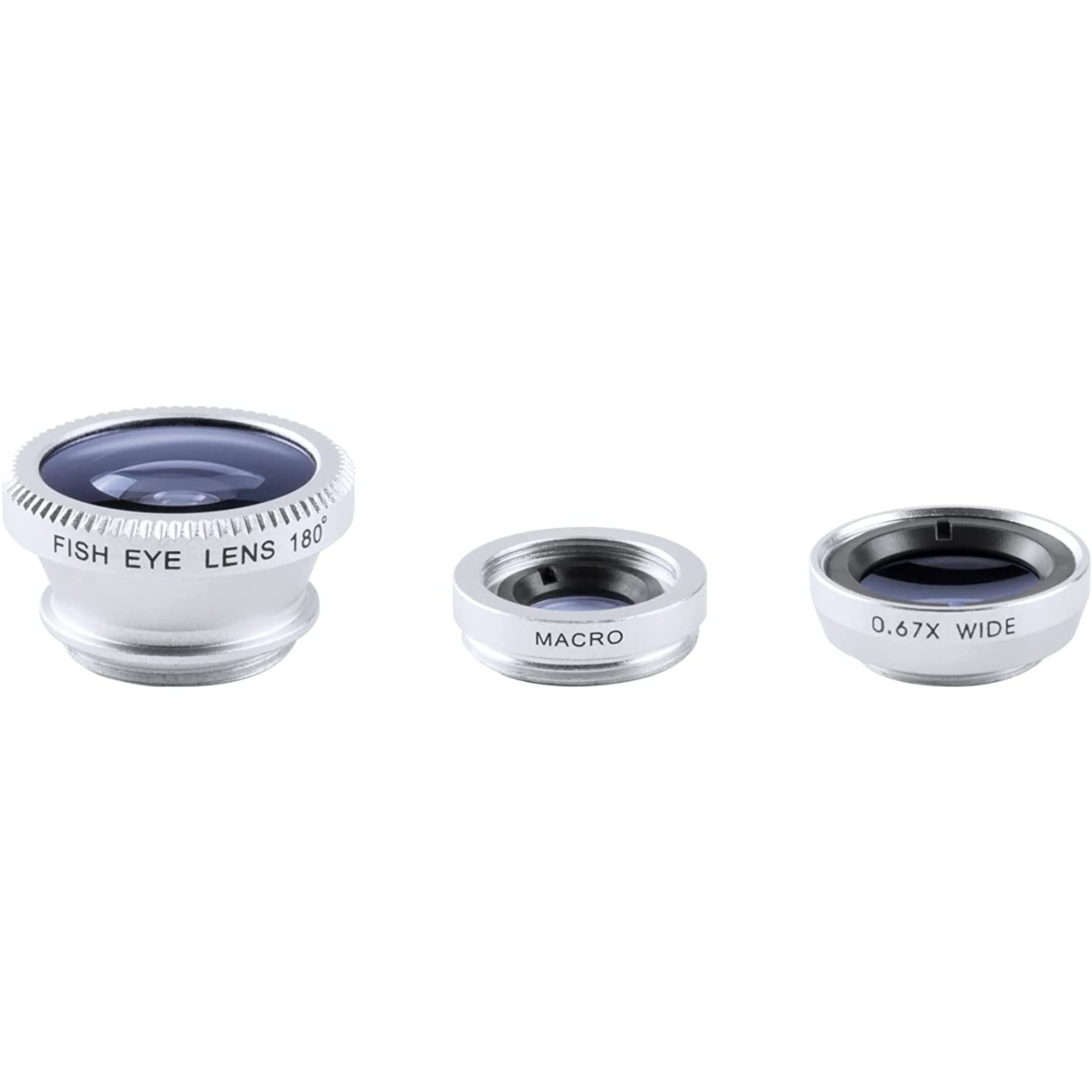 3-in-1 Universele Fisheye-lens Groothoeklens Macroclip Cameralenskit Voor Ipad Iphone Samsung Android En De Meeste Smartphones