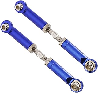 Atomik RC Rustler 4X4 Rear Upper Linkage, Blue - Replaces 3644 - Compatible with Traxxas