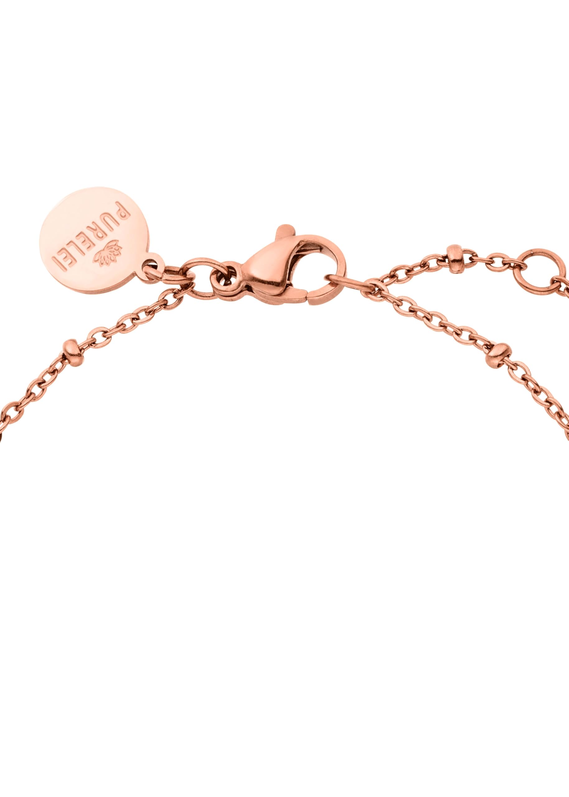 Purelei Elegantes Armband mit Sonnen-Anhänger – Edelstahl in Gold, Silber & Roségold, verstellbar - Frauenarmband - Bracelet