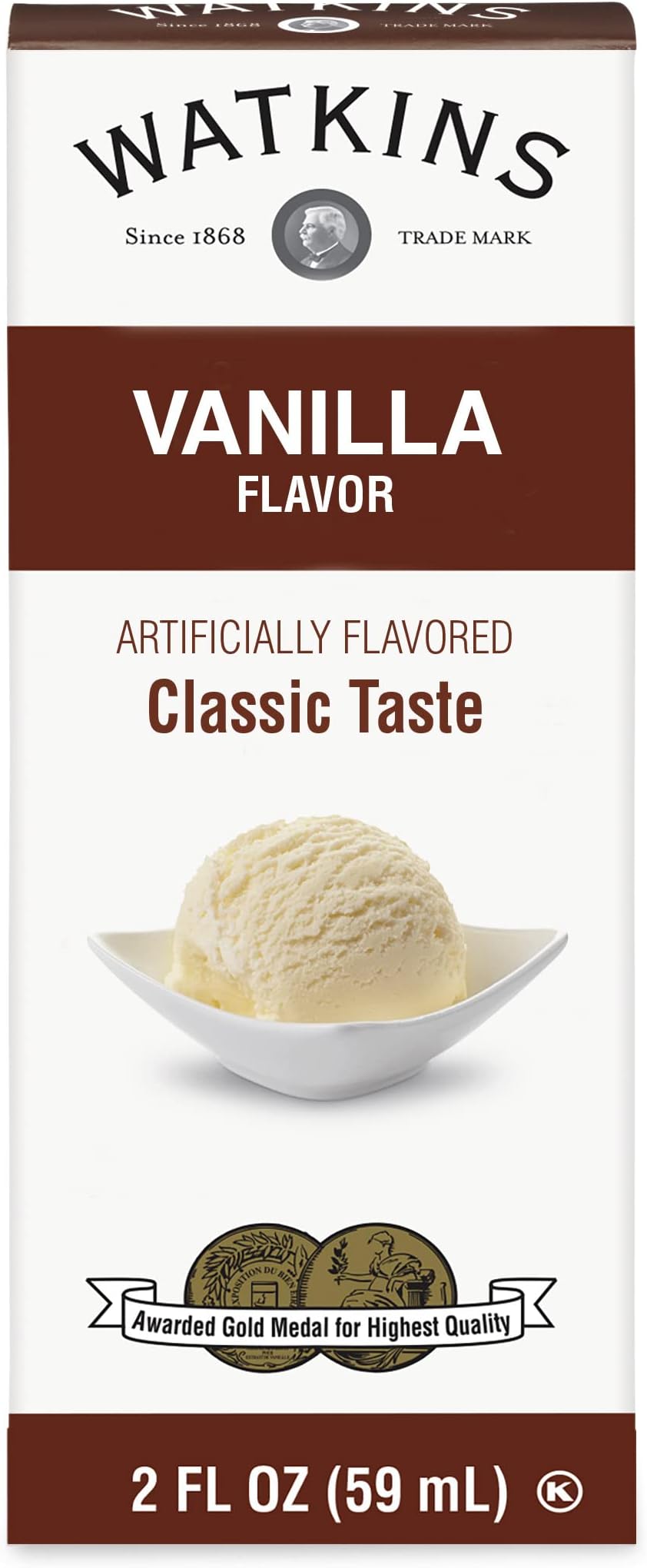 Watkins Vanilla Flavor, 2 Fl Oz (Pack of 12)