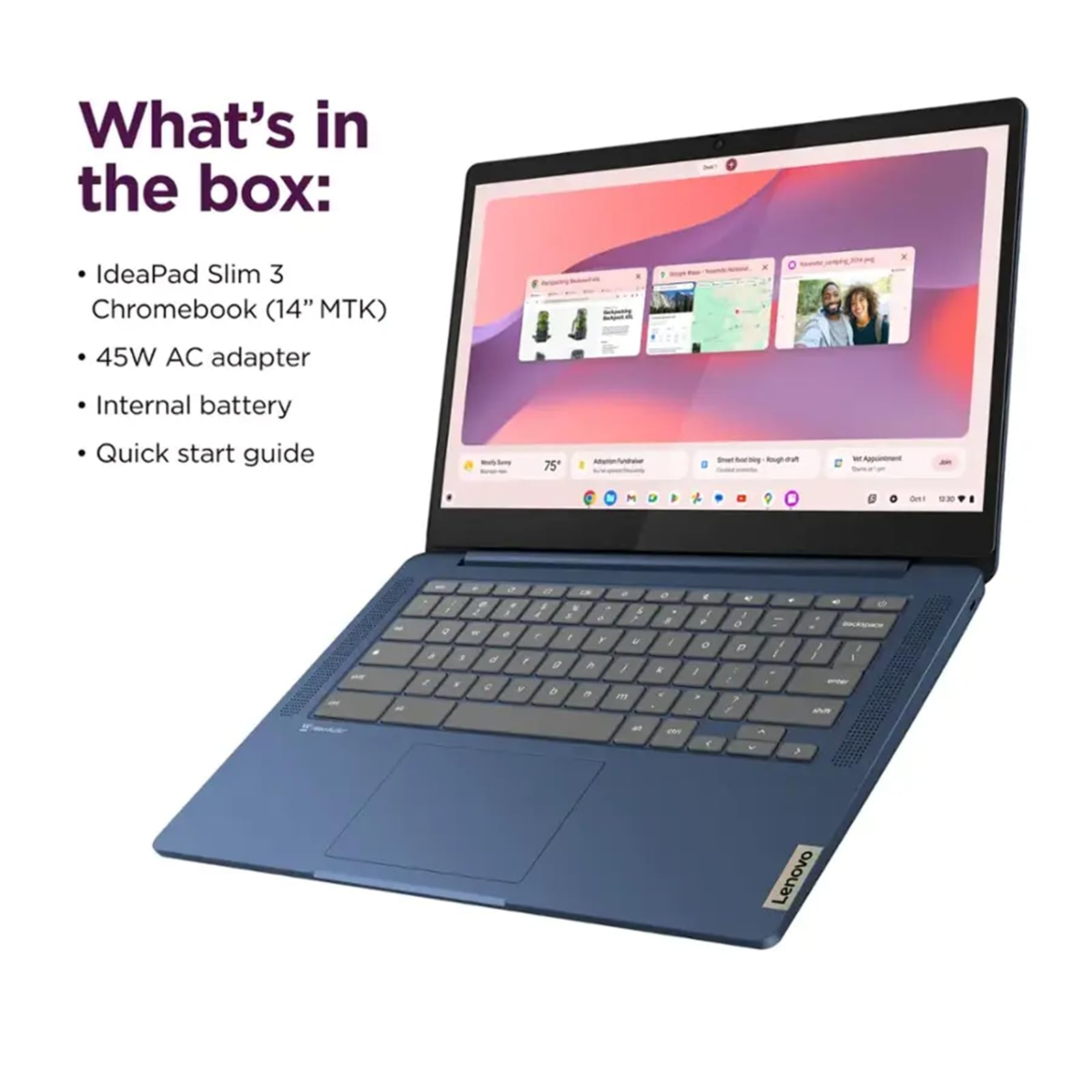 Amazon.com: Lenovo IdeaPad Slim 3 Chromebook 14 | Student and