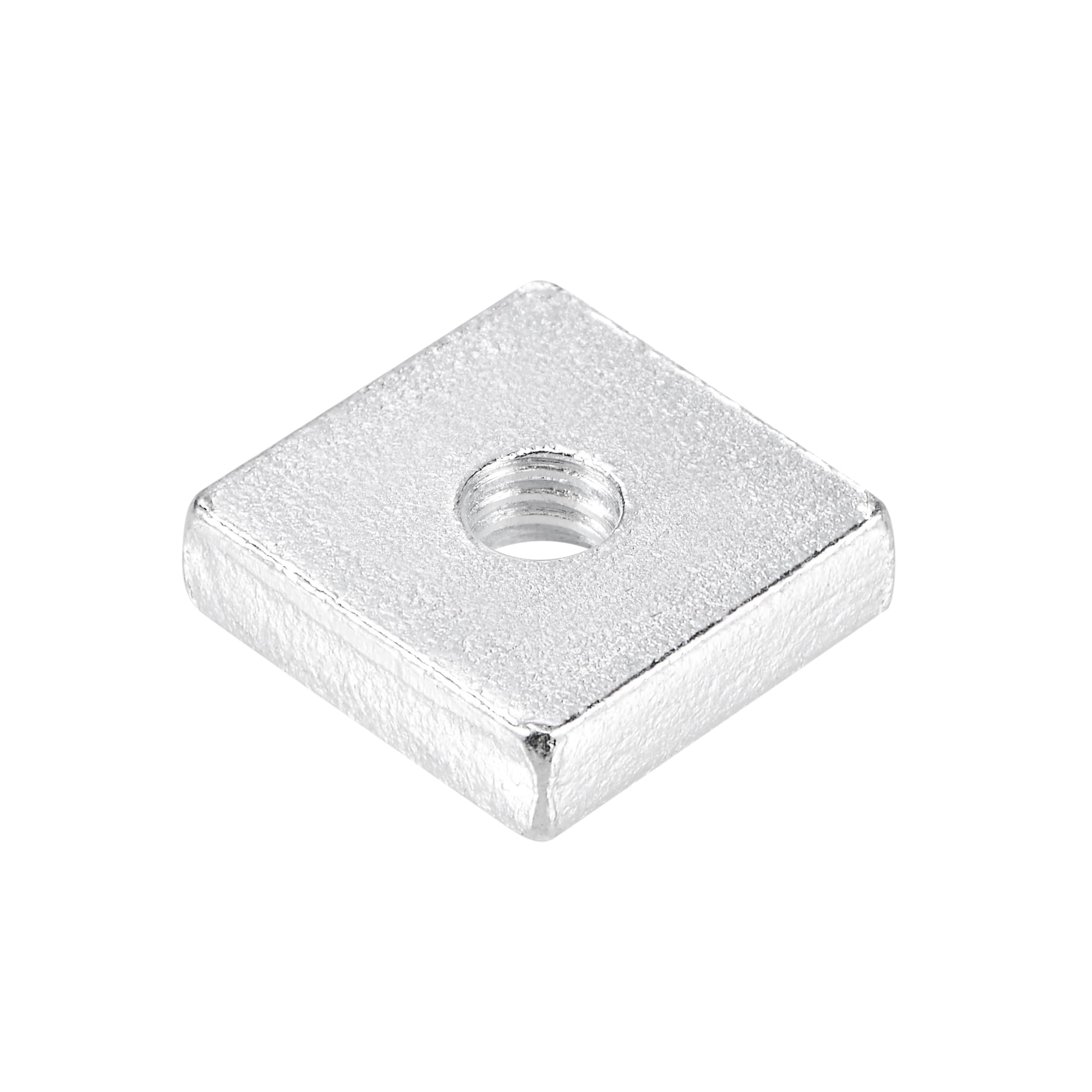 QUARKZMAN Dadi Quadrati, M5x14mmx4mm Zincati Metrici a Filettatura Grossa Assortimento Kit, 10 Pz