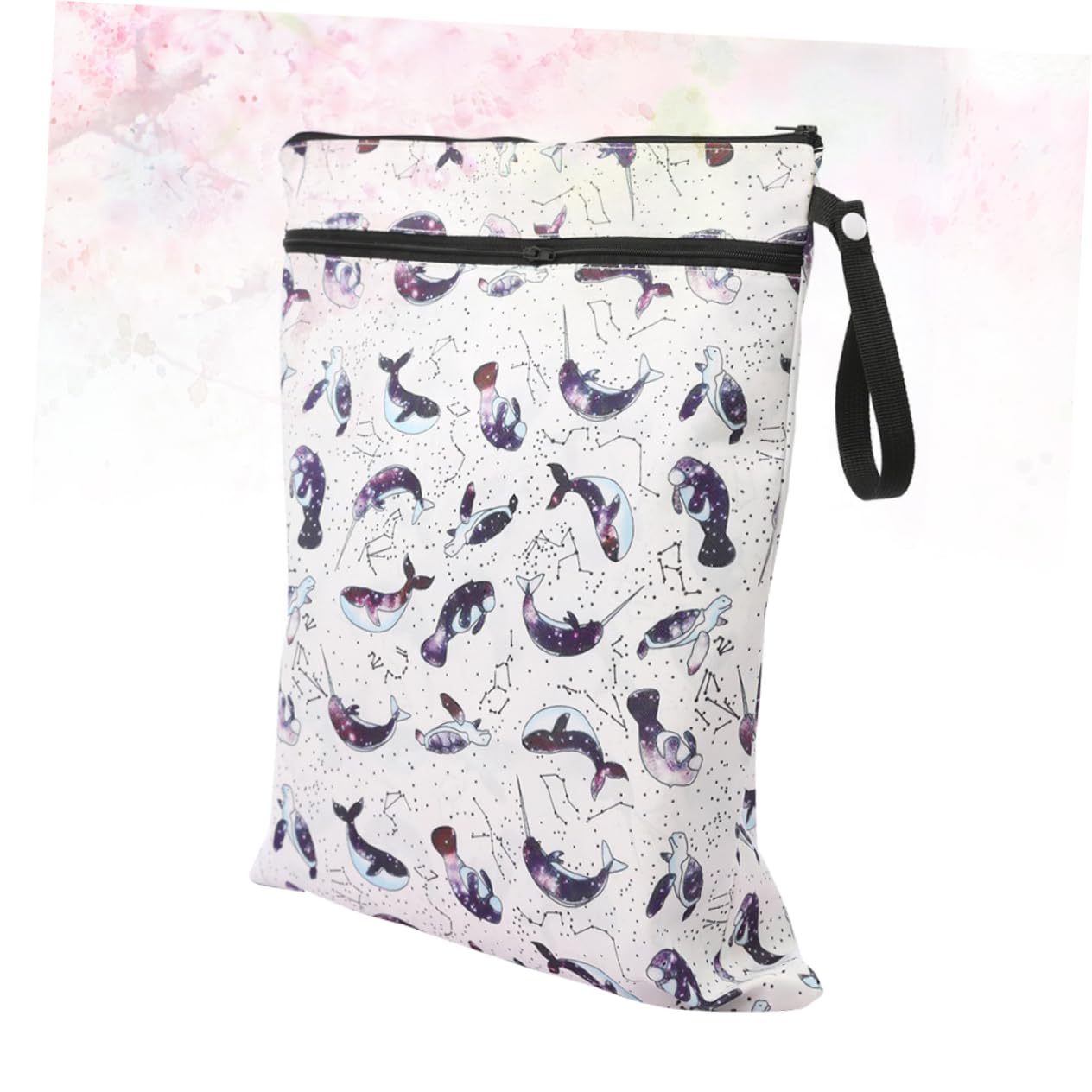 TOYANDONA 2 Piezas Bolsas Húmedas y Secas Bolsa Organizadora De Pañales Bolsa Mojada De Viaje Bolsa De Pañales Con Cremallera Bolsas Mojadas De Pañales De Tela Mojado y Seco Viajar Envase