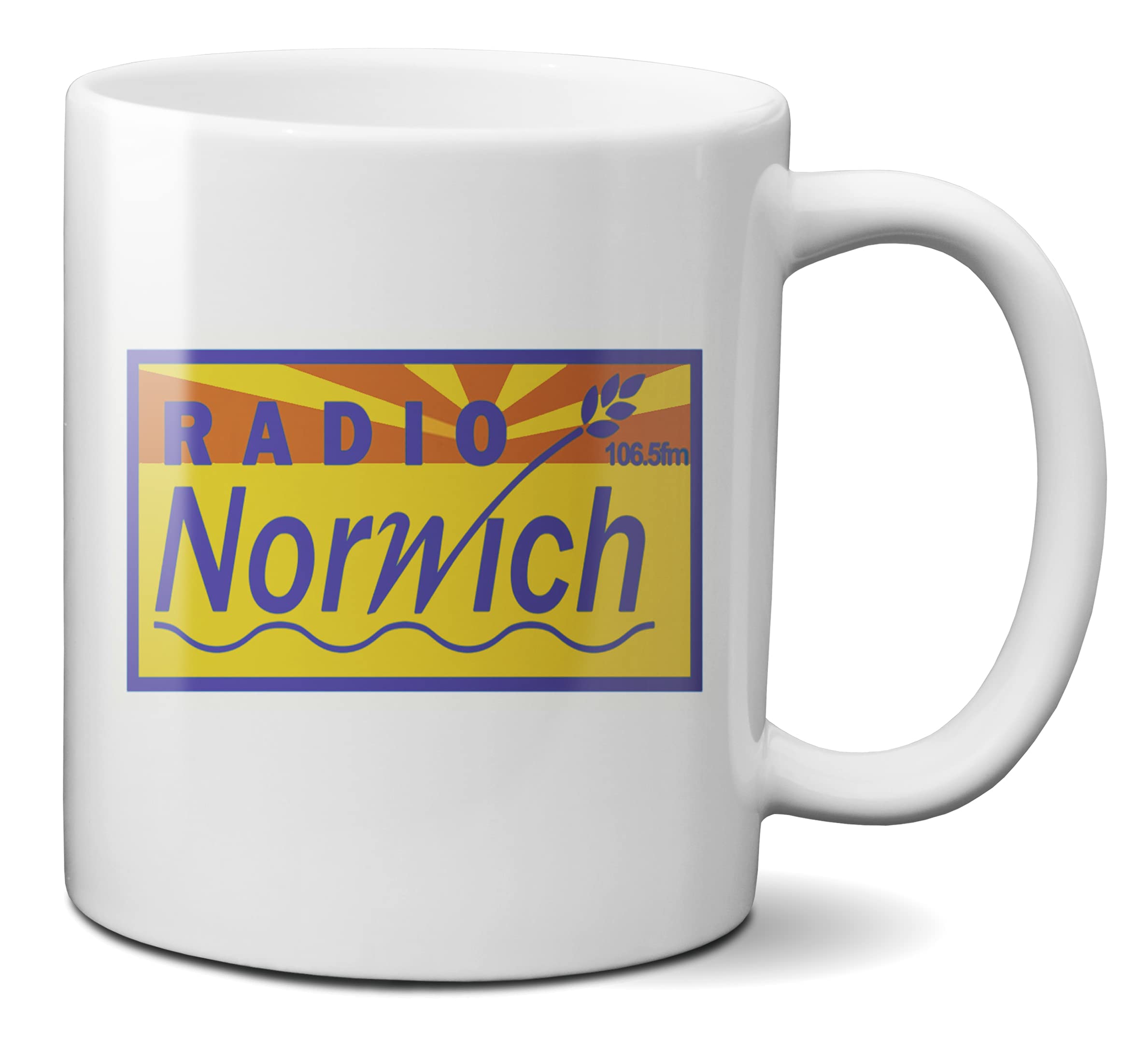 Mugtime (TM) - Alan Partridge Radio Norwich Classic Tea Coffee Mug Cup Ceramic 330ml 11oz