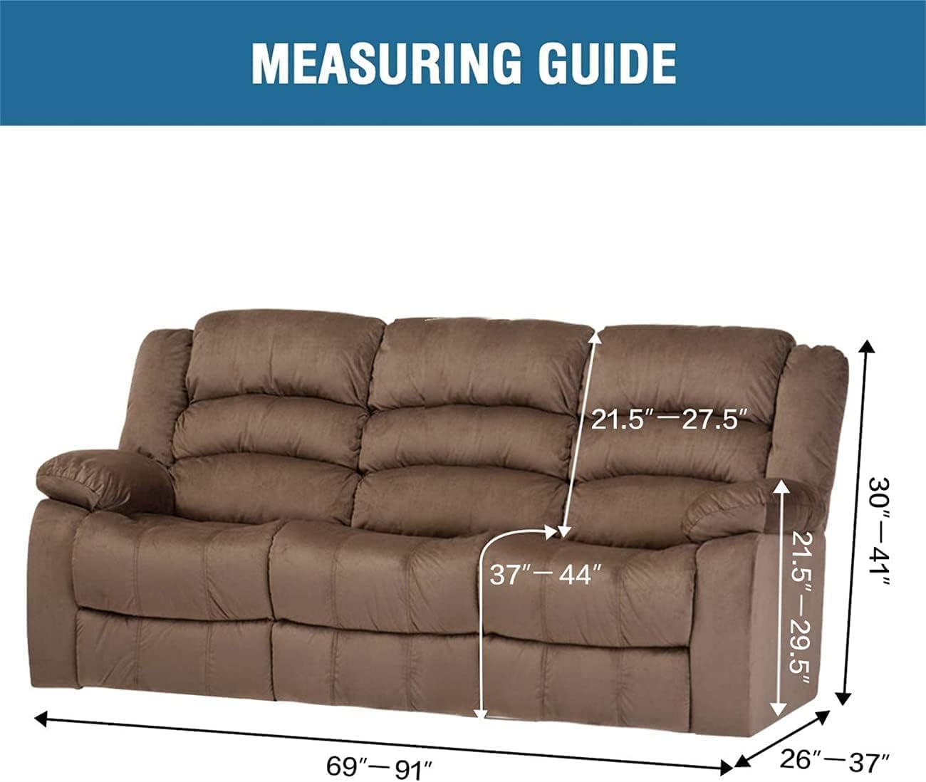 Luxury Velvet Recliner Sofa Cover Stretch Recliner Slipcover Super Soft Reclining Couch Cover Recliner Chair Cover with Side Pocket for Kids and Pets (Color : Peacock Blue, Size : 3 Seater