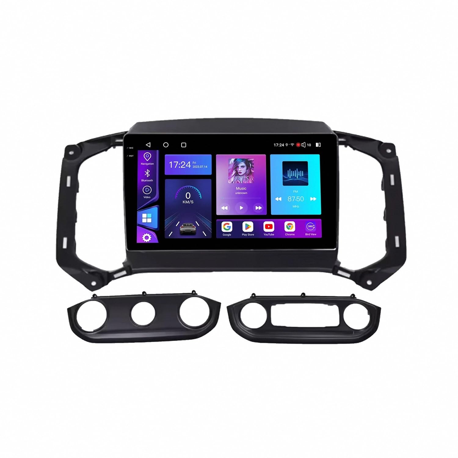 Car Multimedia Player dla Chevrolet Blazer Colorado S10 2017-2019 9 Inch Android 15 Car Play Screen Fm Bluetooth Gps Wifi For, 8 Core 8G+256G