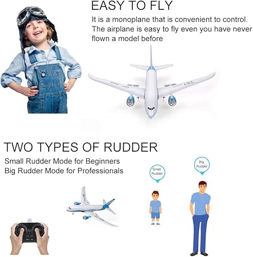 Miniatura 5 de GoolRC QF008 787 Avión Modelo Miniatura Avión 3CH 2.4G Control Remoto EPP Aviones RTF RC Juguete